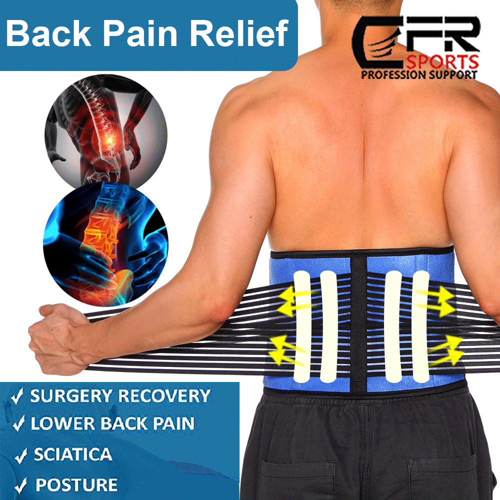 Waist Abdominal Rib Lumbar Lower Back Support Belt Brace Strap Posture Corrector