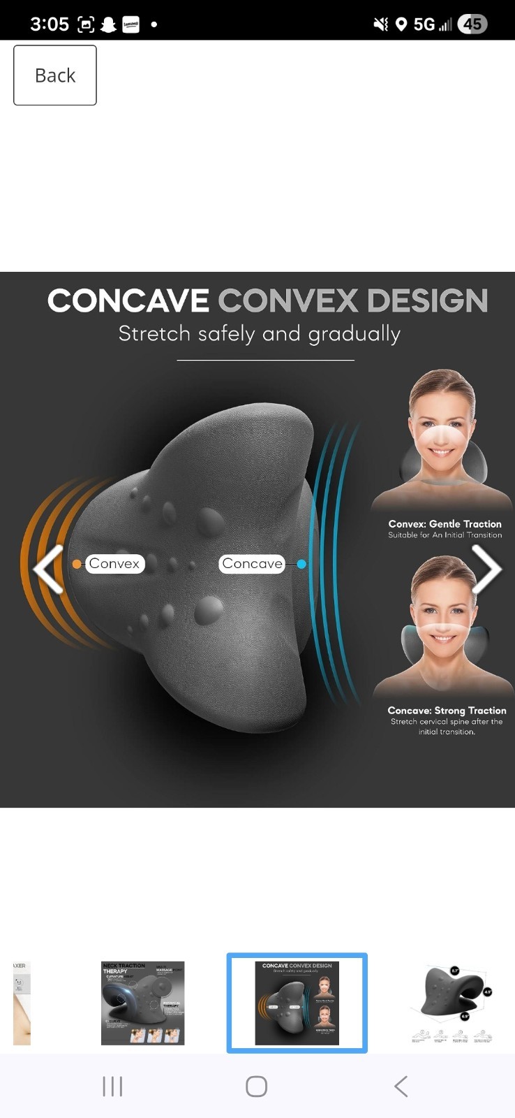 iBYWM Neck Stretcher and Posture Corrector for Women and Men, Cer