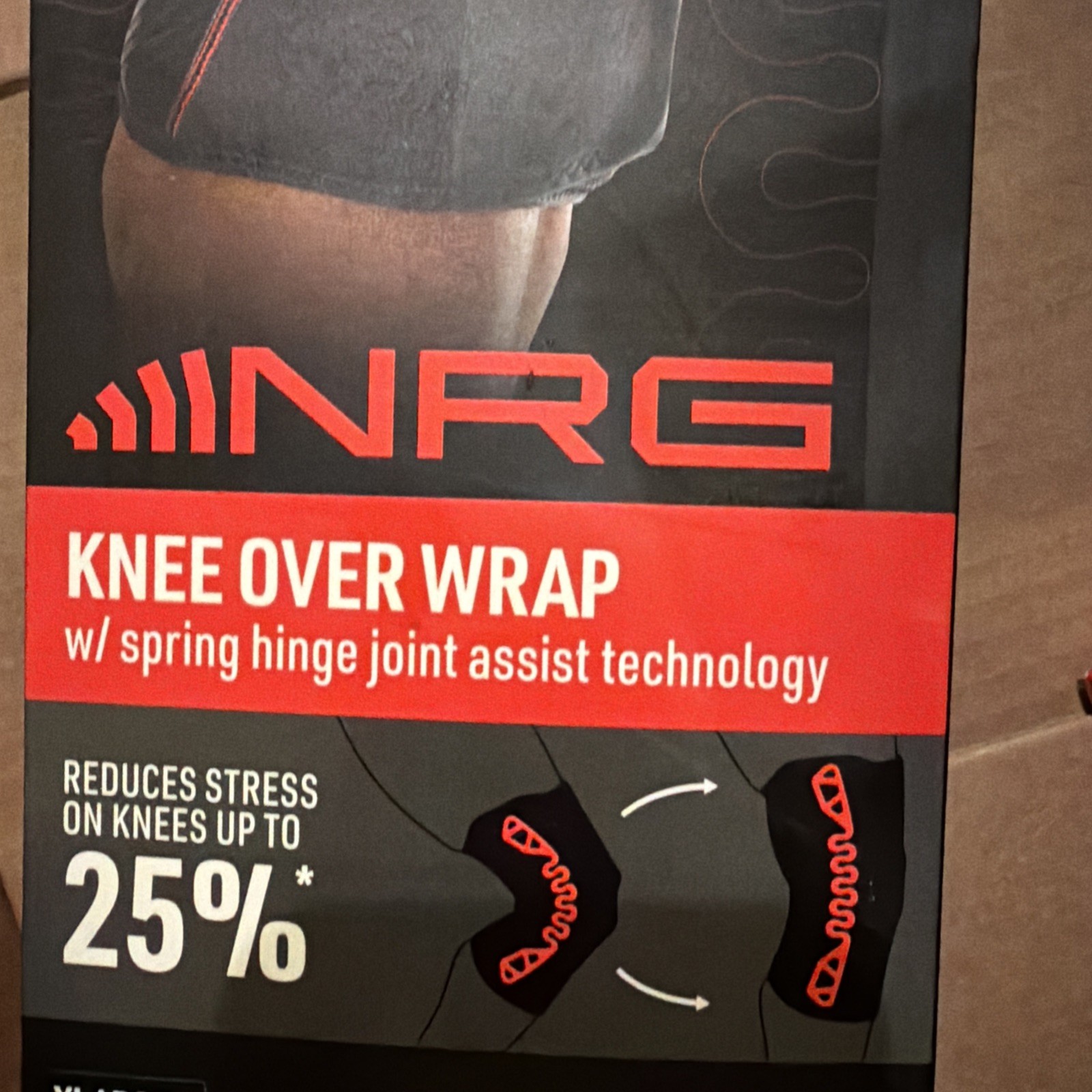 Mcdavid Level 3,Knee over wrap Brace with Hinges joint size X-Large 17-19