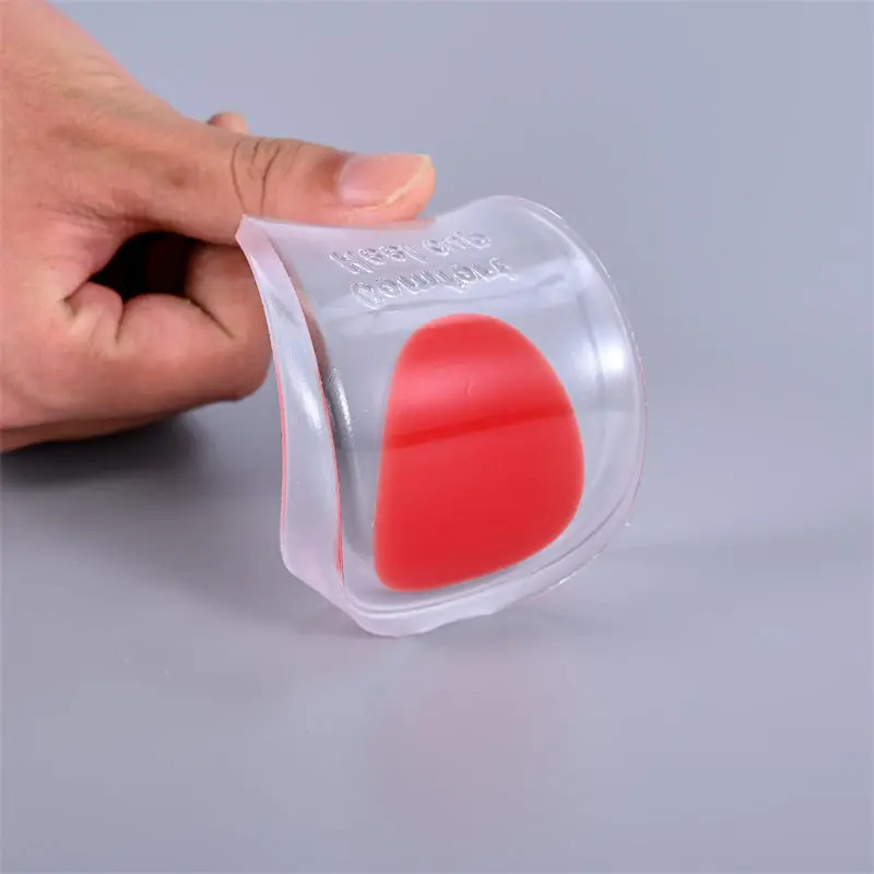Silicone Sport Shock Absorption Half Size U-Shaped Footbed Heel Pad PU Comfortab