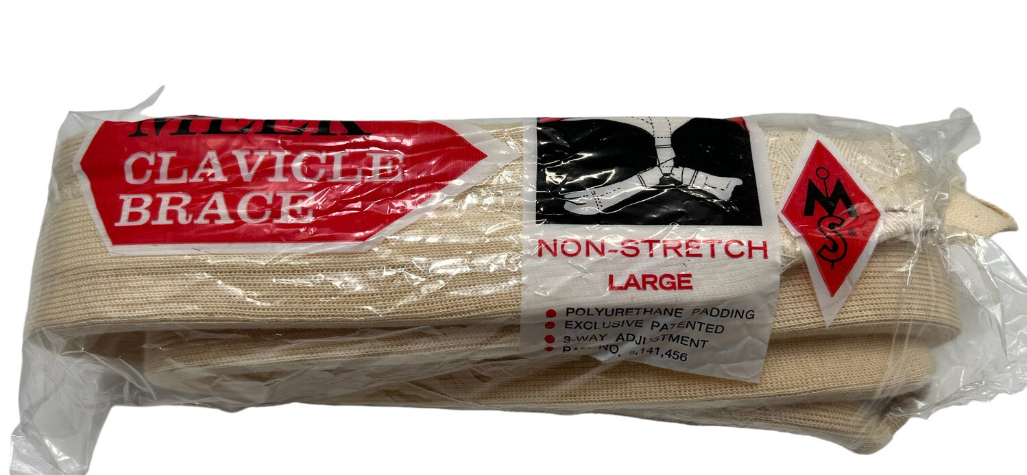 Meek Clavicle Brace Size Large Stretch 3-Way Adjustment New