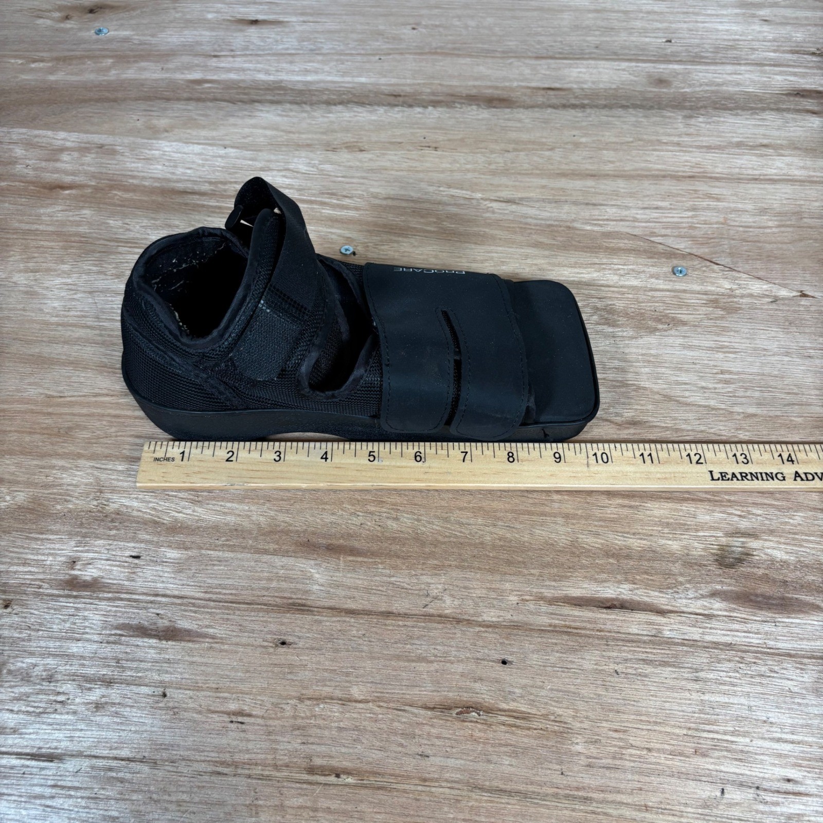 ProCare Squared Toe Post-Op Shoe Black Size Small Medical Surgical Recovery Boot