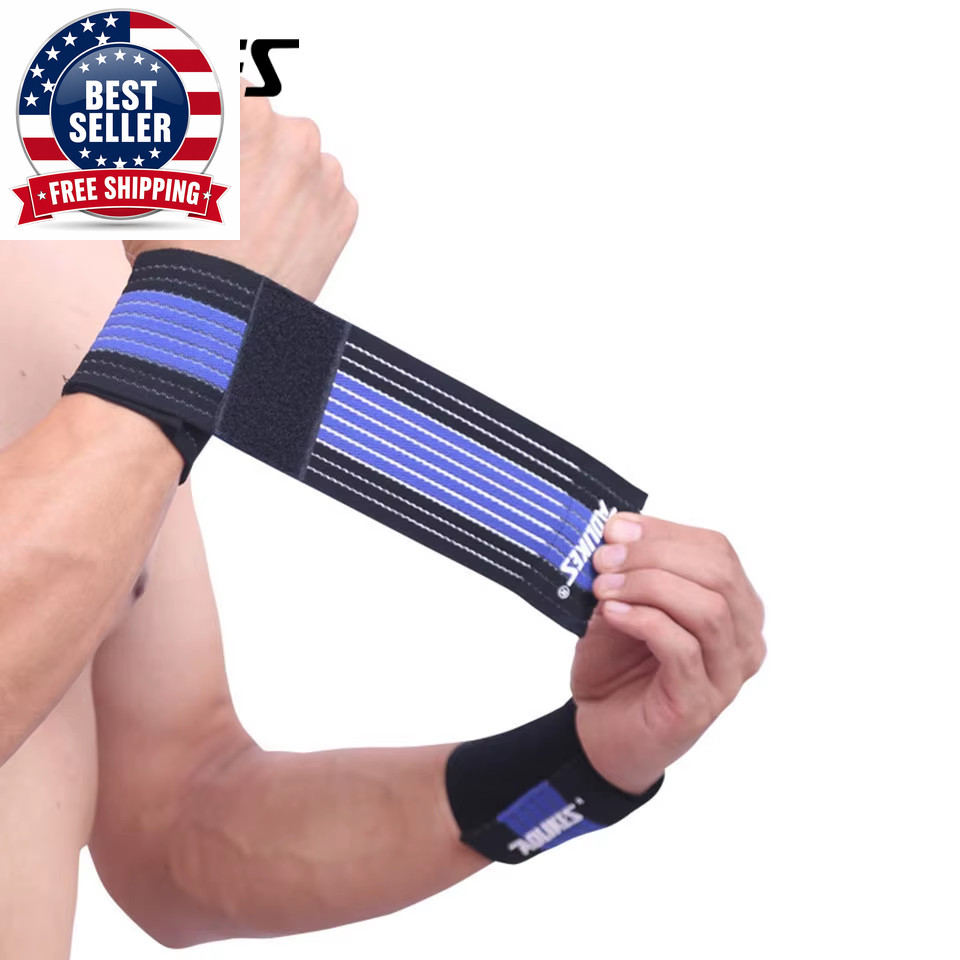 1PCS Cotton Elastic Bandage Hand Sport Wristband Gym Support Wrist Brace Wrap Ca