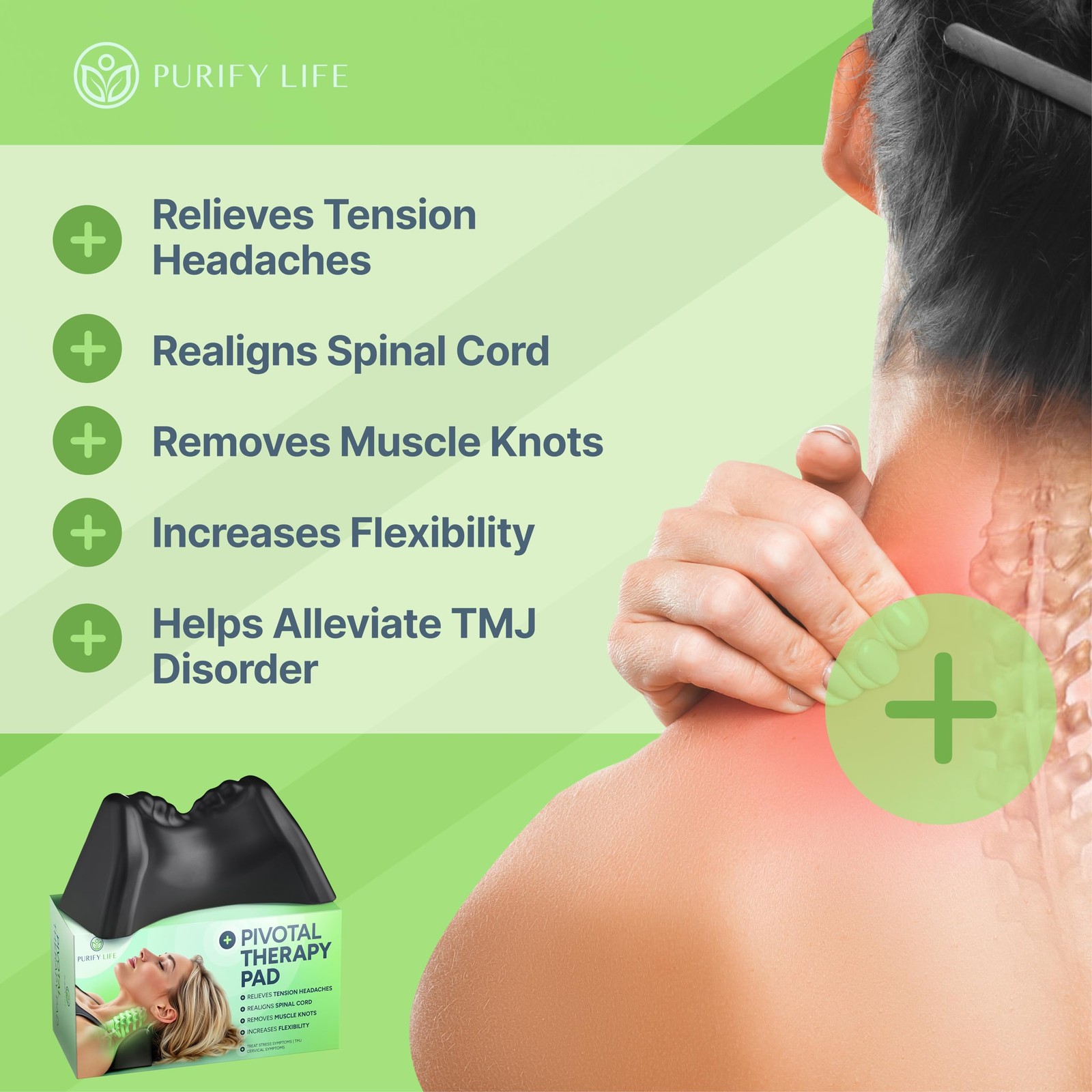 Occipital Release Tool for Pivotal Therapy and TMJ – Cervical Traction Pillow…