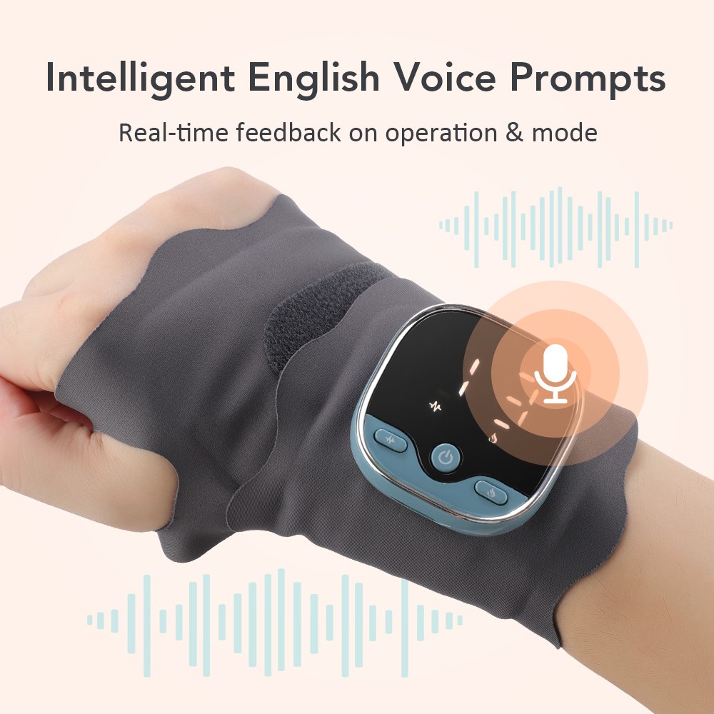 Electric Heating Wrist Massager 3 Levels Hot Compress Massage Wrist Guard Band