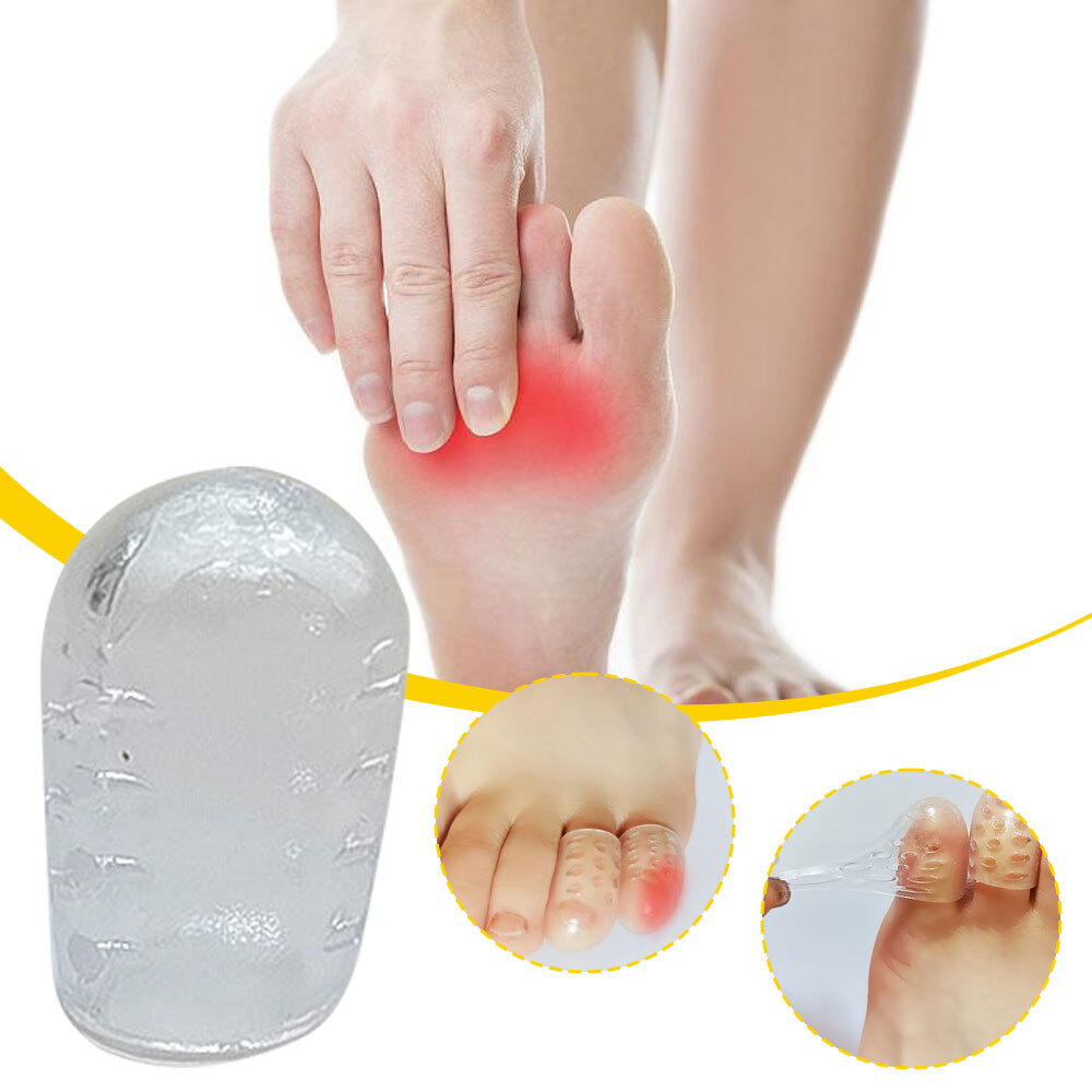 Silicone Toe Caps Anti-Friction Breathable Toe Protector Prevents Blisters AE