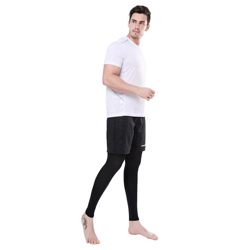 Leg Compression Sleeves, Full Leg Sleeve Long Knee Brace Knee Support Protect Ba