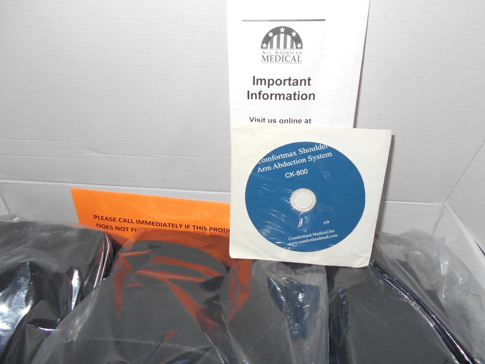 Comfortmax CK 800 Shoulder/Arm Abduction System, by Comfortland, NEW with cd