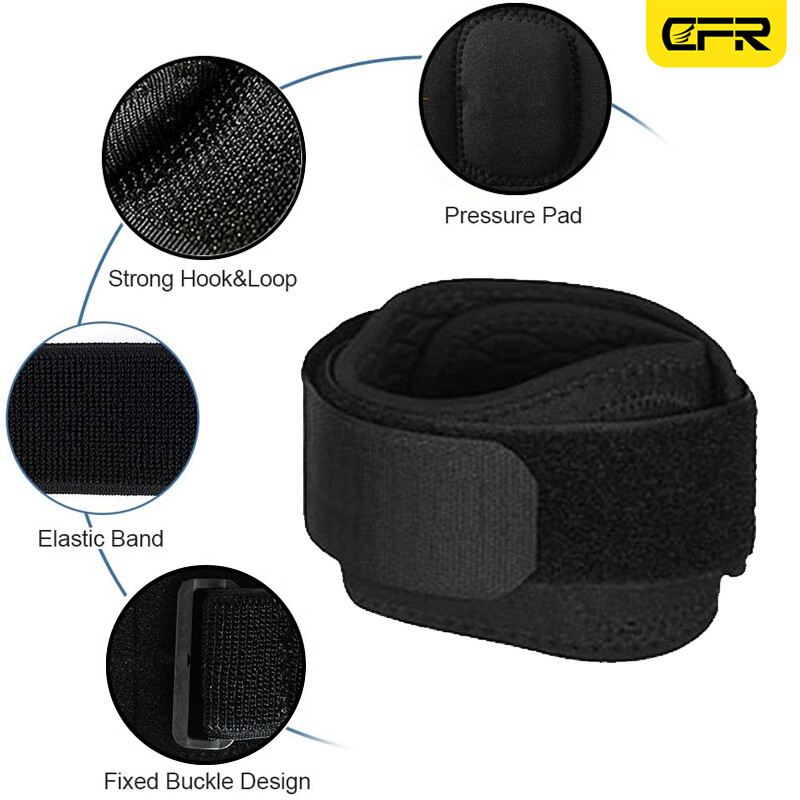 Elbow Support Strap Brace Pad Tennis Golfers Epicondylitis Clasp Protector Band