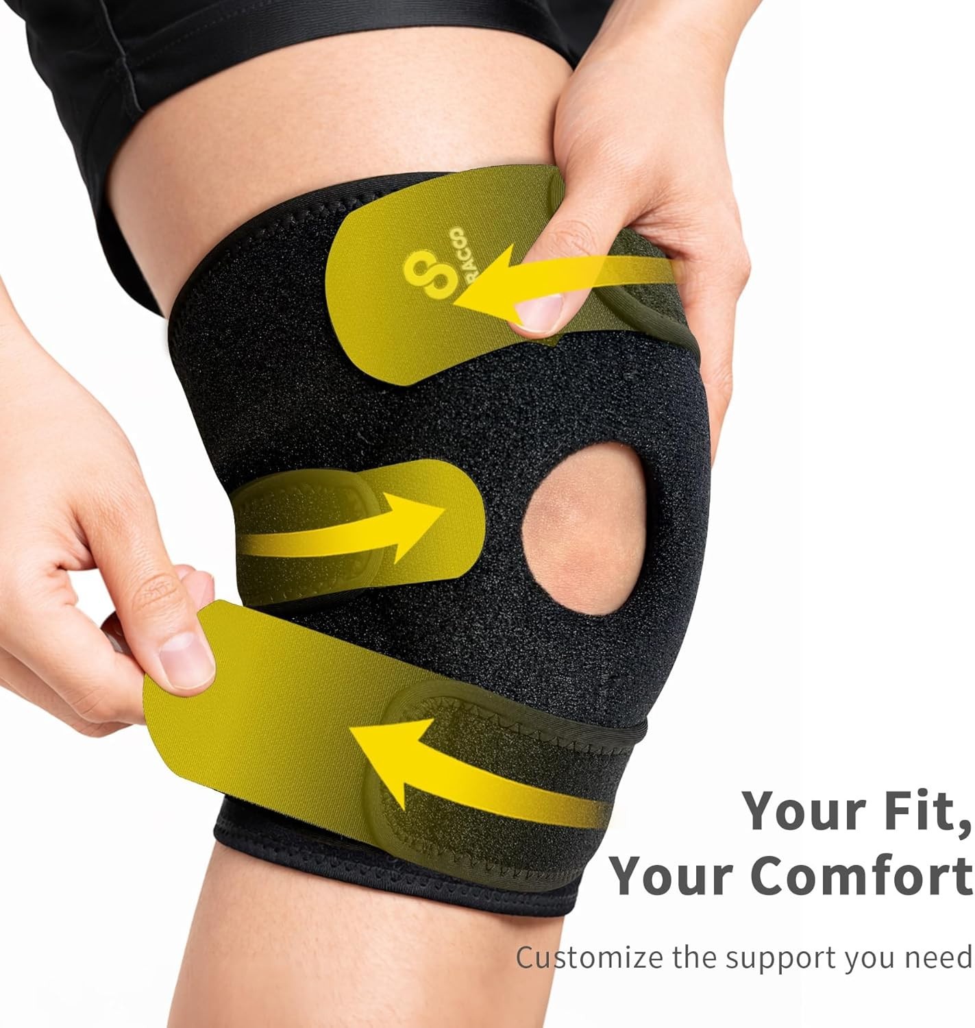 Breathable Compression Knee Sleeve for Men & Women – Support for Sports & Rehab