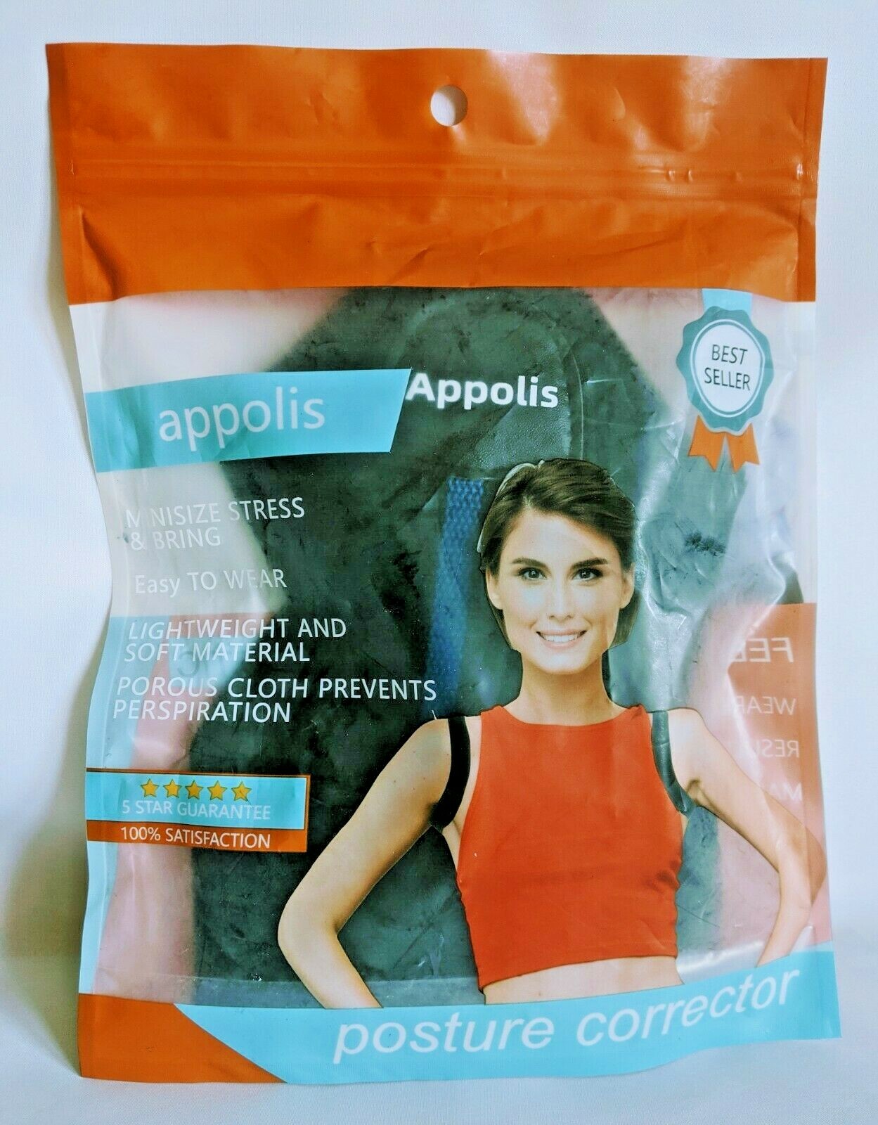 Posture Corrector for Men and Women – APPOLIS Updated Upper Back Brace Straig…