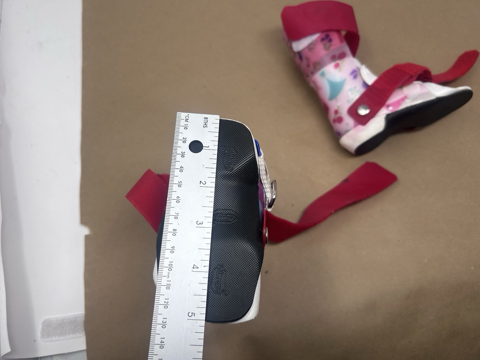 DAFO AFO Cascade Flowers Princess Theme Pediatric Leg Brace Supports