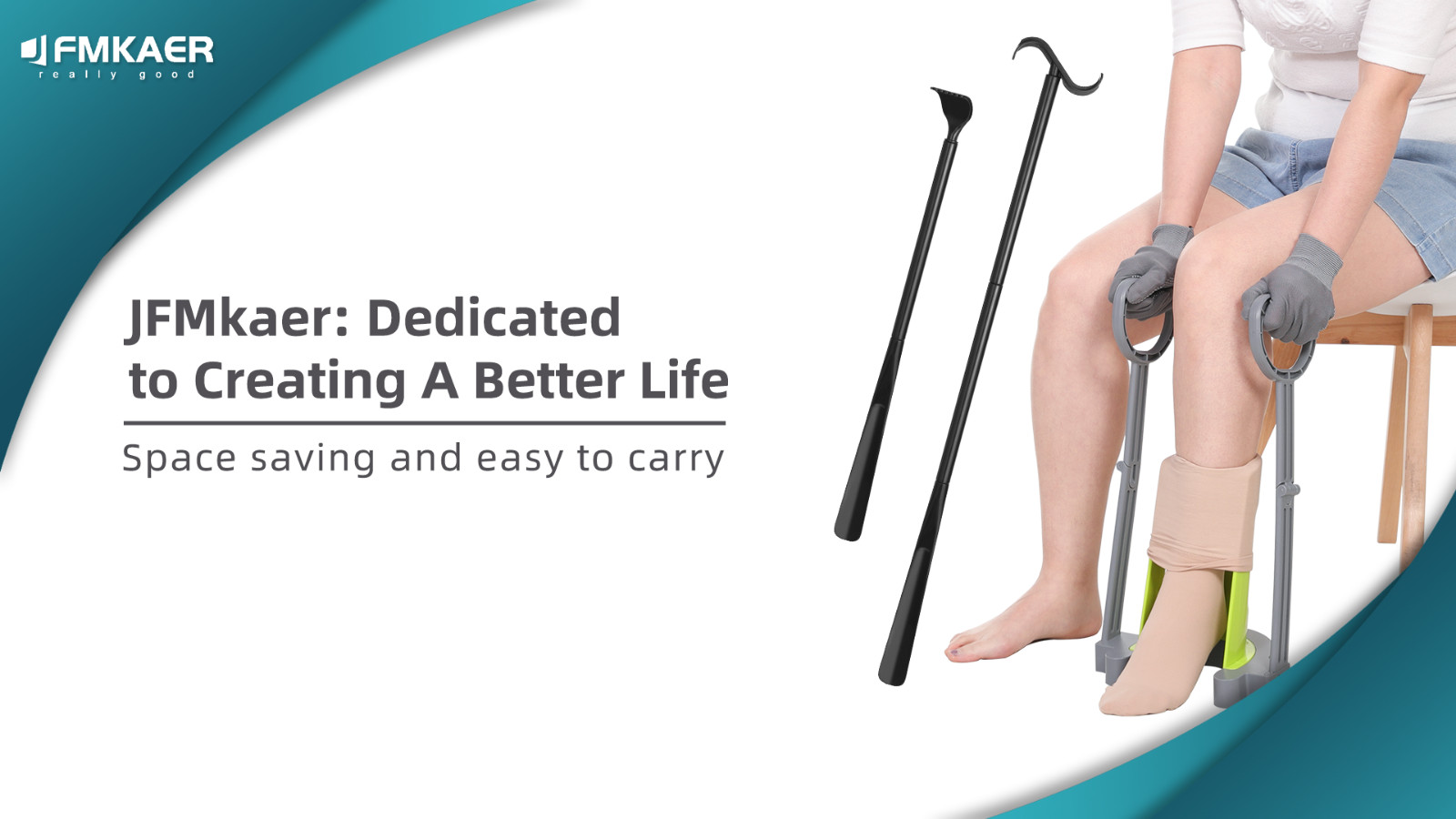 Compression Sock Aid Device – Easy Helper for Putting on Hosiery & Stockings – R