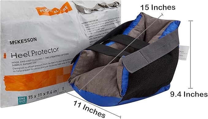 McKesson Heel Protectors One Size Fits All Medical Foot Cushion 1 Count