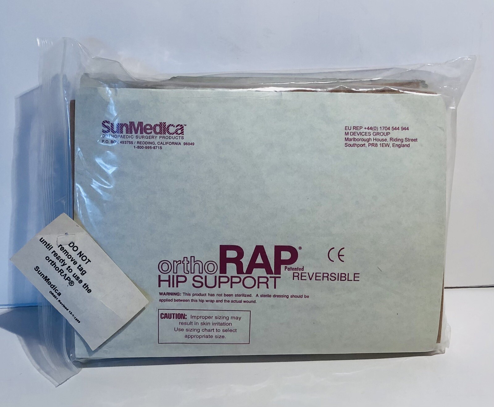 SunMedica OrthoRAP Hip Support Brace Pain Relief Stability Support Size Large