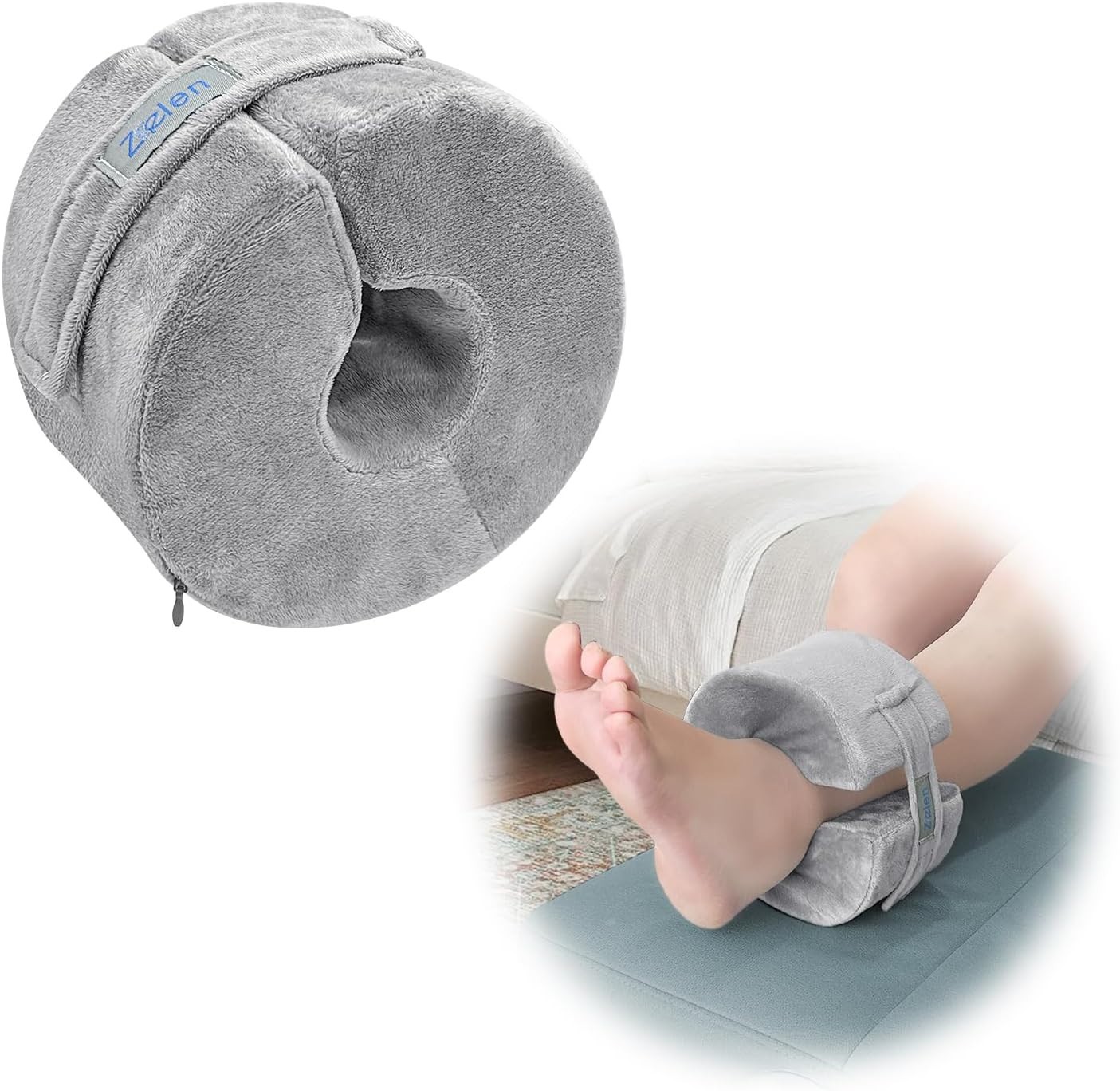Foot Elevation Pillow Ankle Heel Elevator Wedge Foot Support Pillow Medical A…