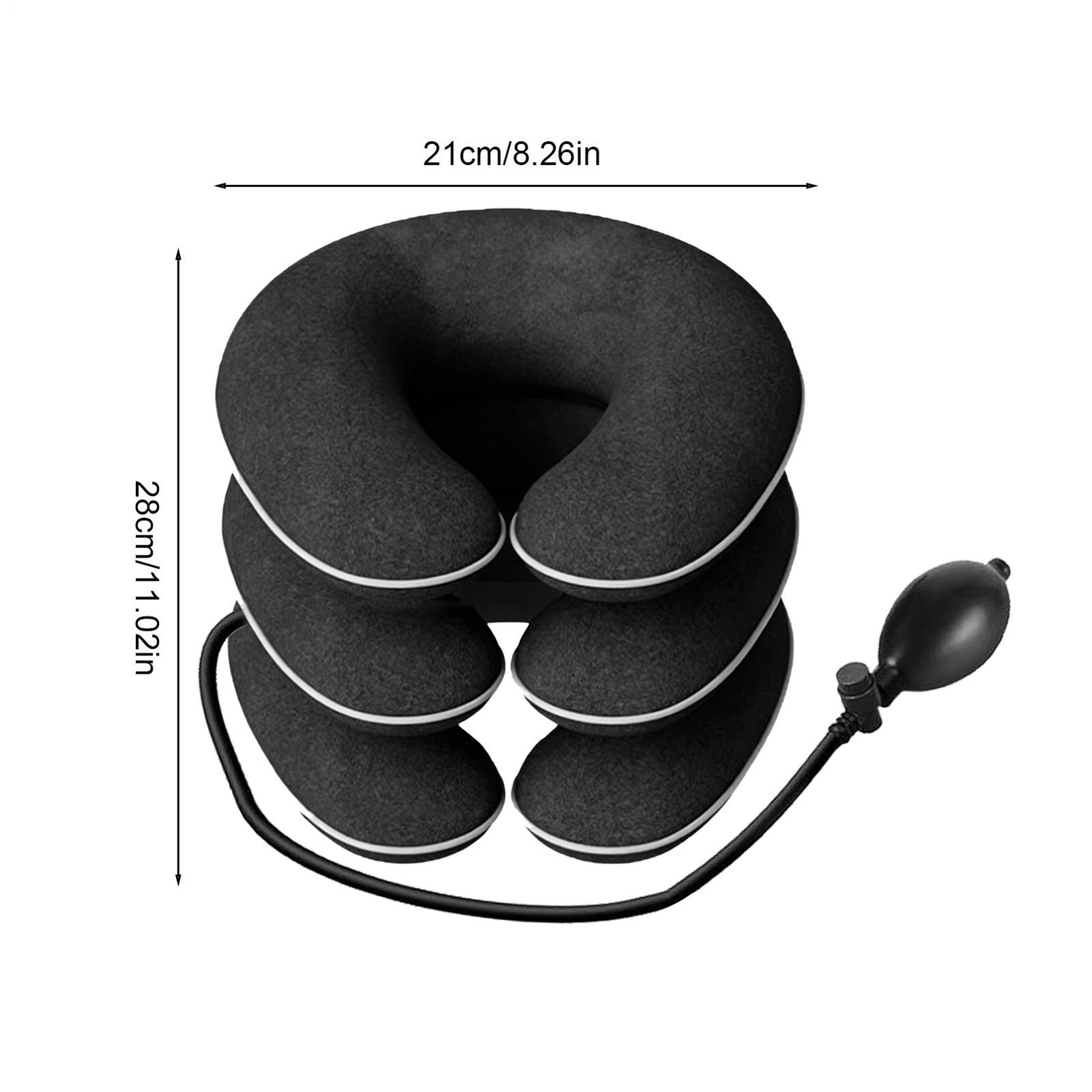 Adjustable Air Inflatable Cervical Collar Neck Brace Support Traction Device
