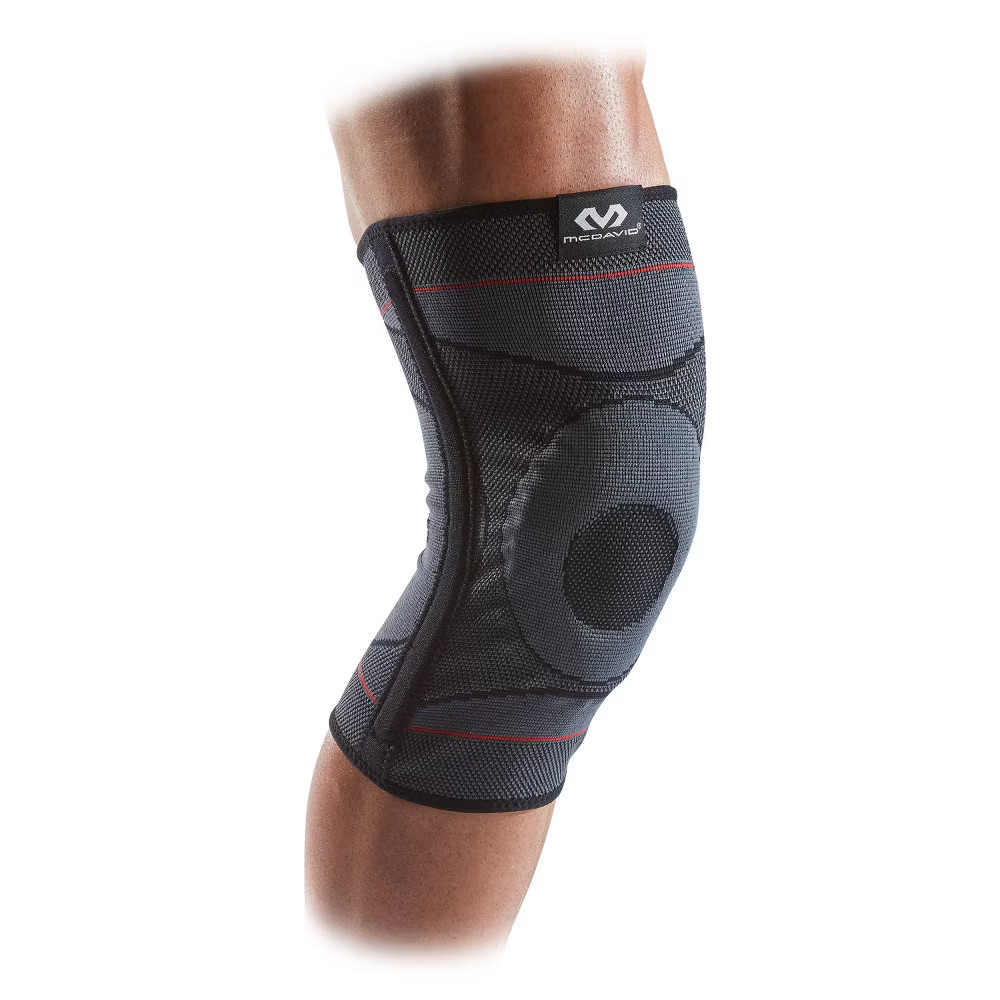 McDavid Sport Knee Knit Sleeve with Buttress and Stays – Gray –