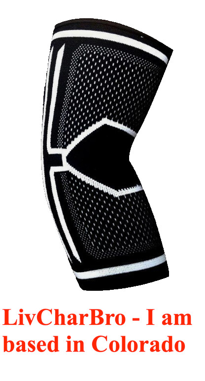 Elbow Brace NON-SLIP Compression Sleeve Support Arthritis Tendon Pain Medium