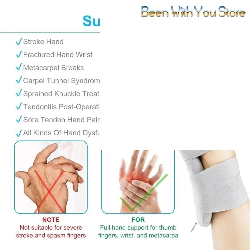 USA Adjustable Resting Hand Splint Stroke Hand Splint for Sprain Men and Women