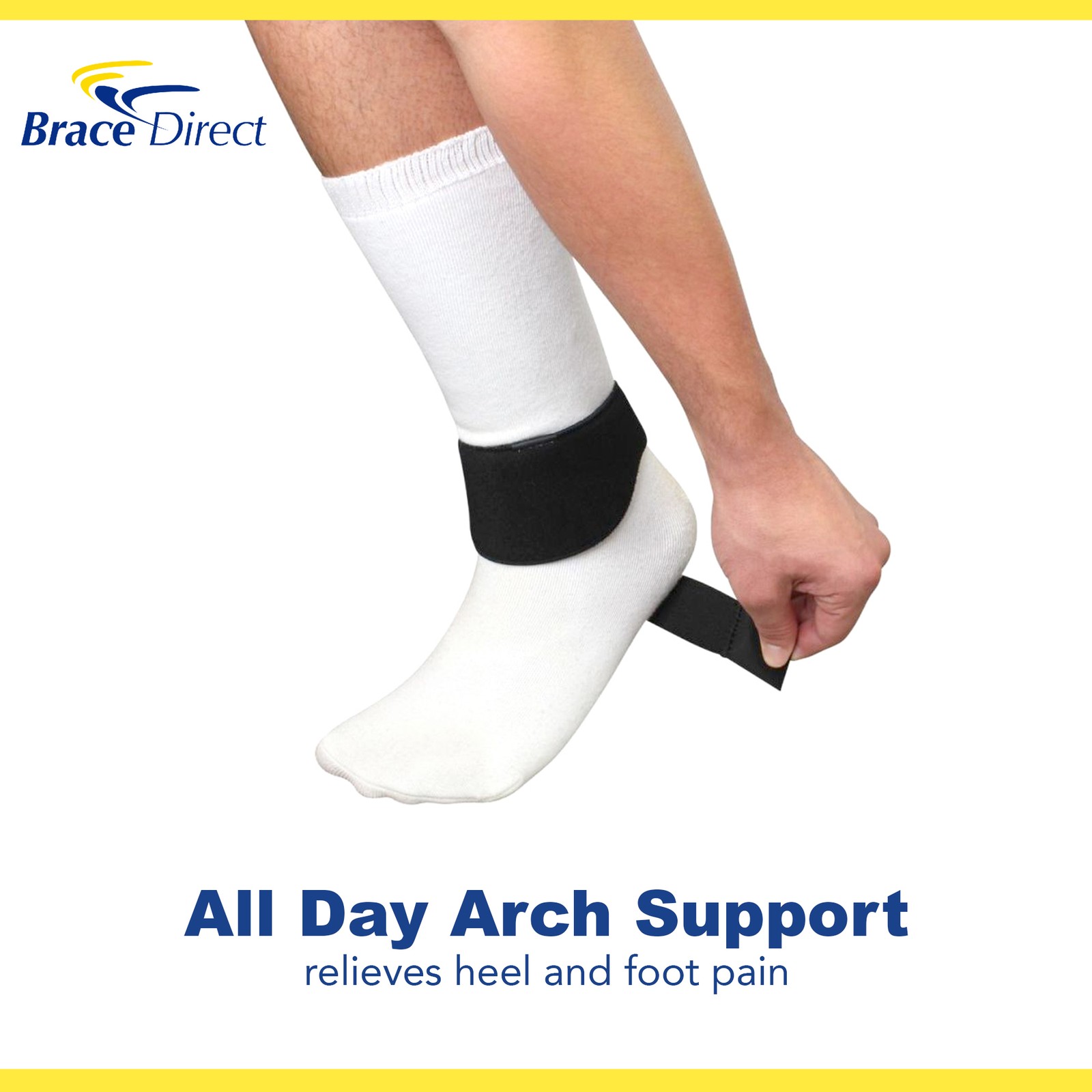 Plantar Fasciitis Day Splint Ankle Brace for Foot Arch Support by Brace Direct