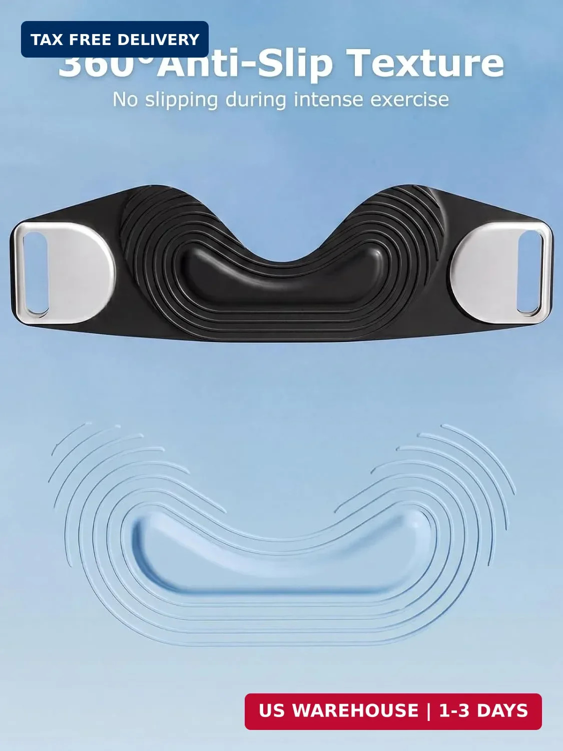 Silicone Patellar Tendon Support Strap 2 Pack, Knee Band for Sports Hiking, Socc