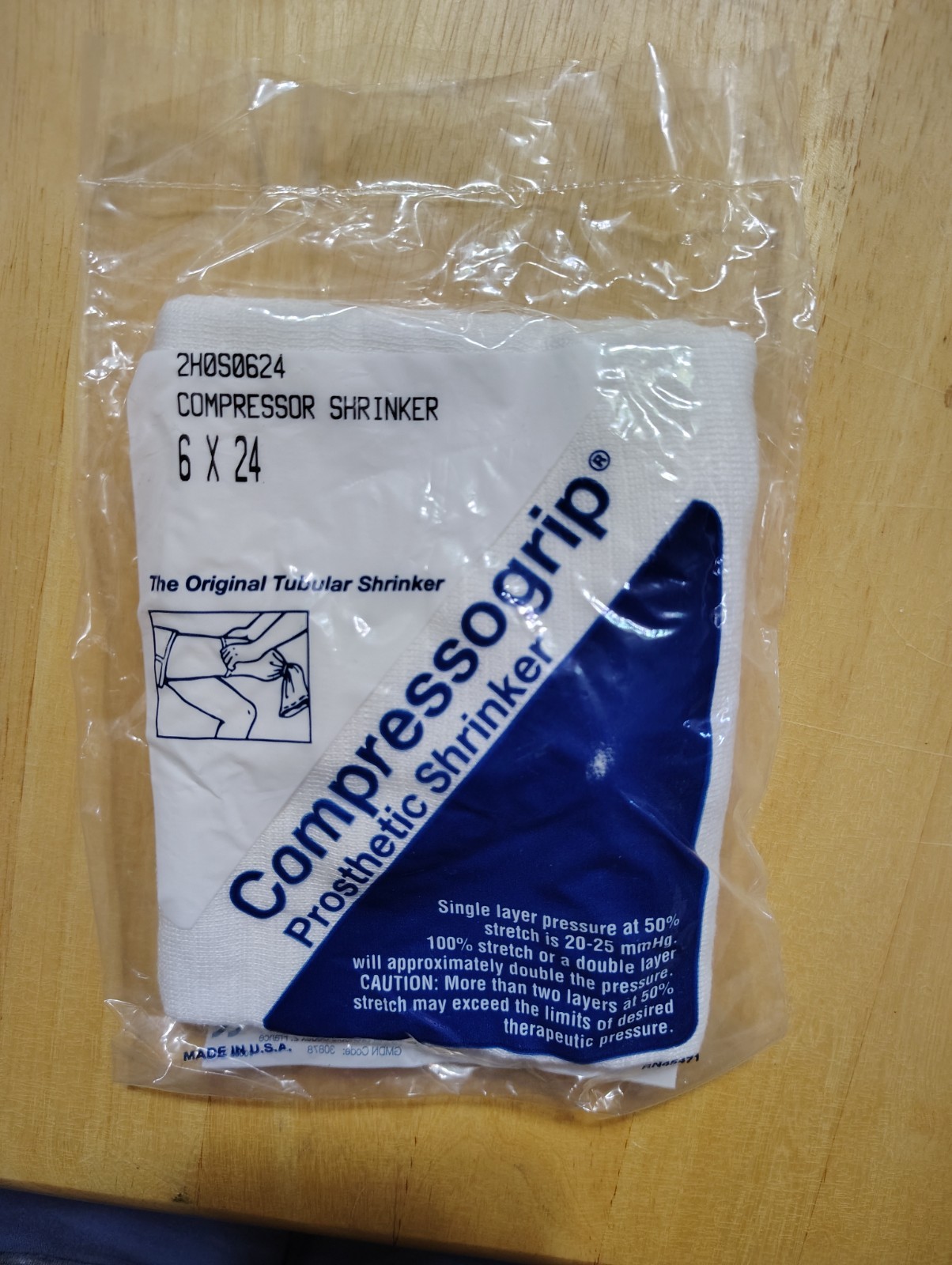 Compressogrip Tubular Elastic Prosthetic Shrinker by Knit-Rite – 6×24 – NEW