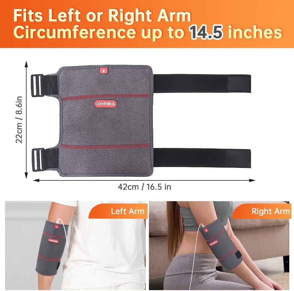 Elbow Heating Pad Wrap for Joint Pain USB Heated Elbow Brace