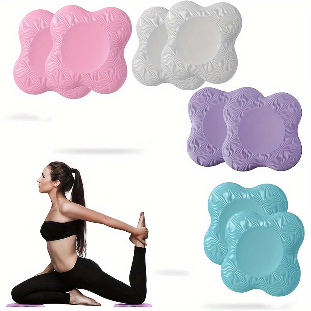 Cushioned Comfortable Non-slip Lightweight Portable Washable 2pcs Yoga Knee Pads