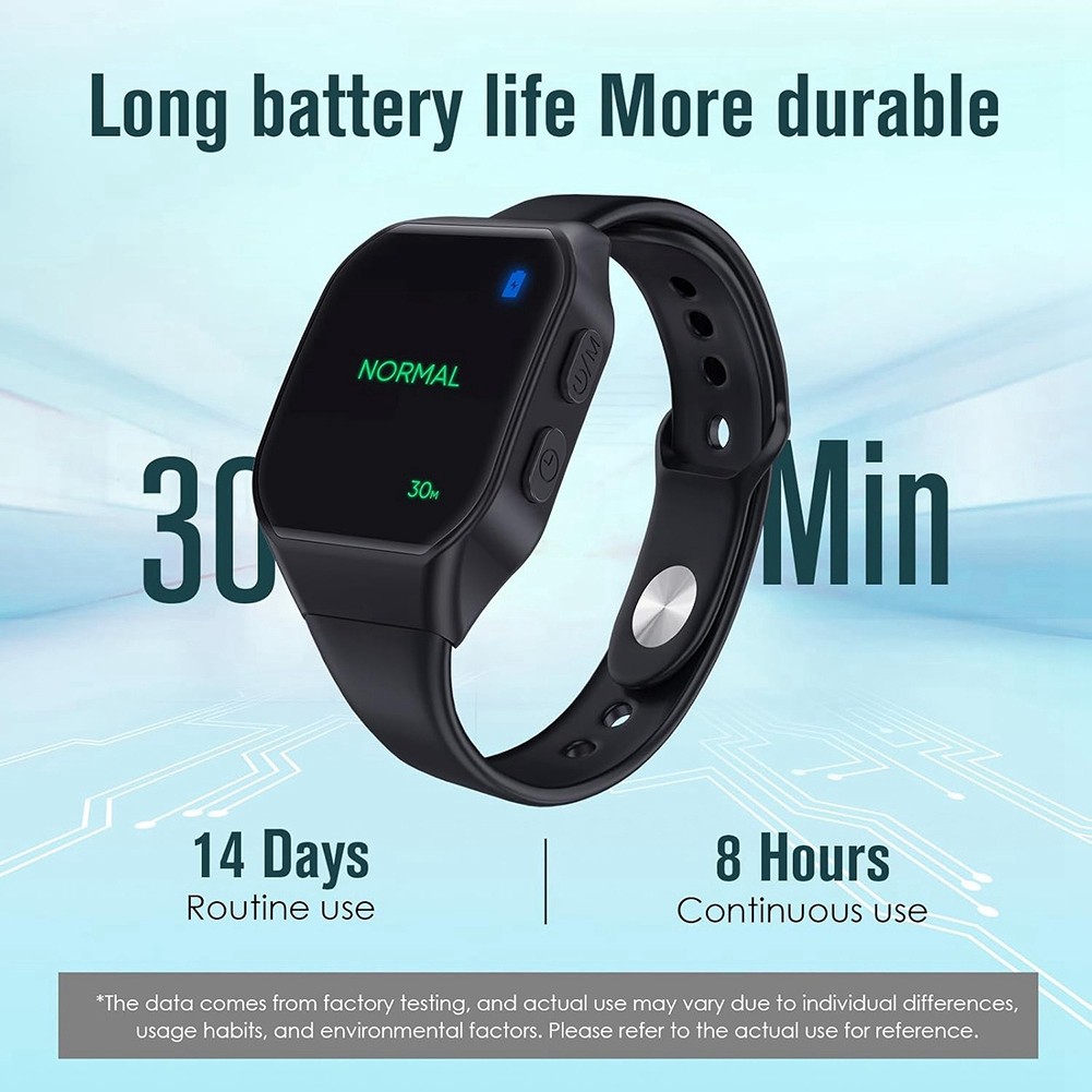 Electric EMS Sleep Aid Watch,Motion Sickness Bands Relieve Nausea Stress,9035