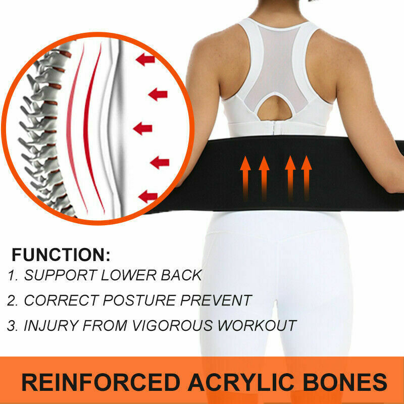 Exercise Wrap Belt Burn Fat Sweat Weight Loss Sport Body Shaper Waist Trimmer