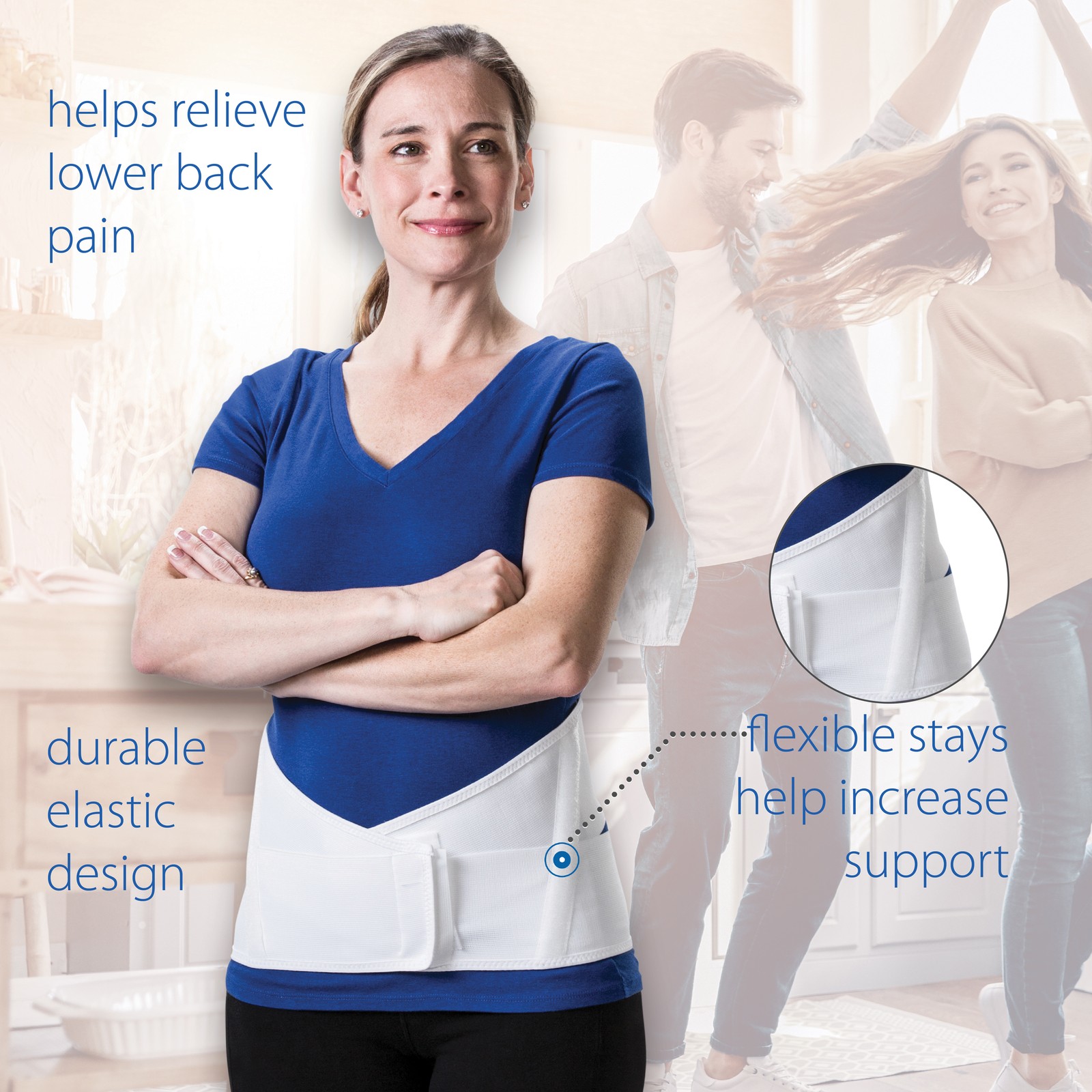 Core Products Elastic Criss Cross Back Support Helps Relieve Lower Back Pain USA