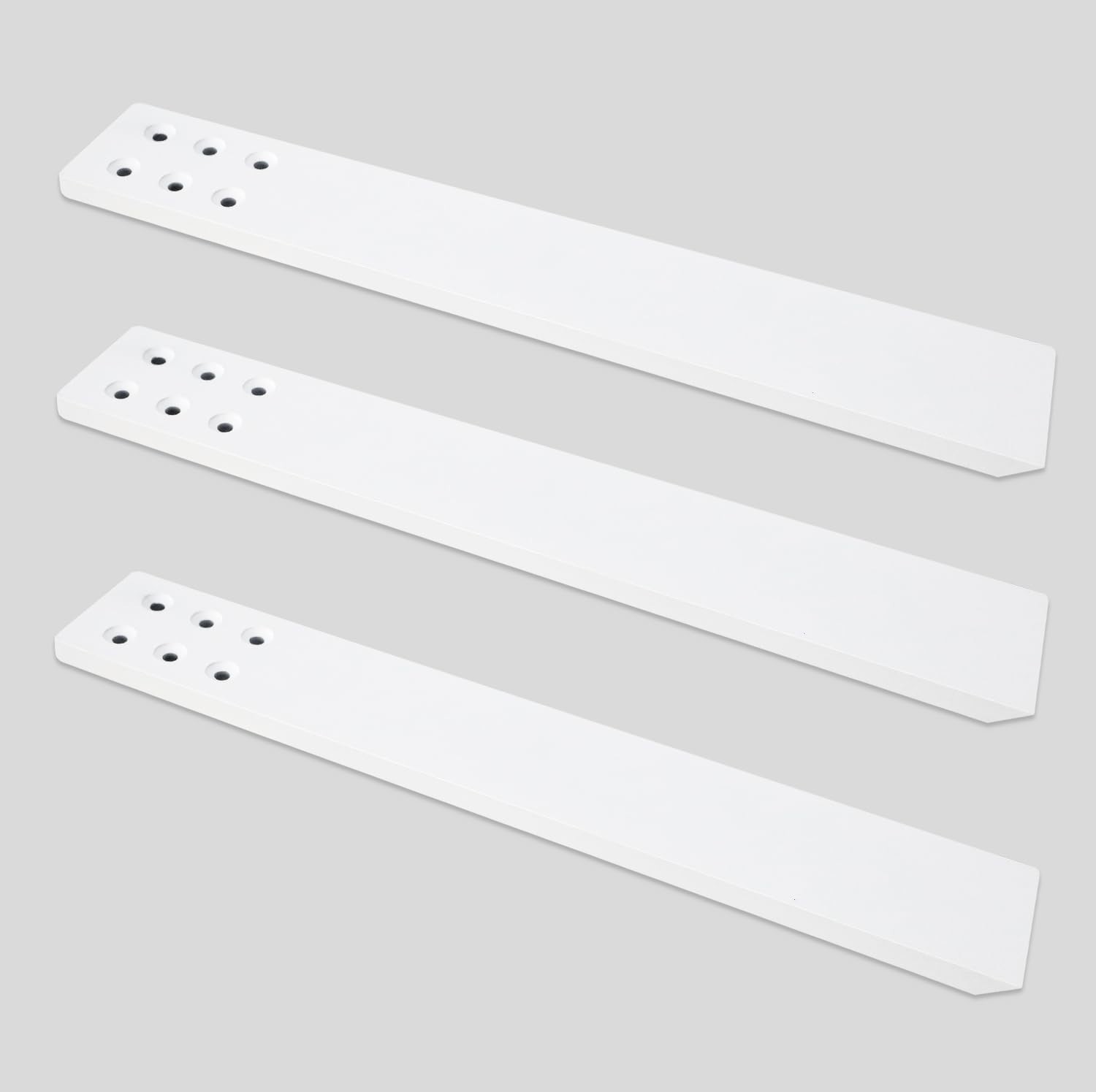 Countertop Support Bracket 3 Pack 16″ Lx 2.5″ W Hidden White Knee Wall Suppor…