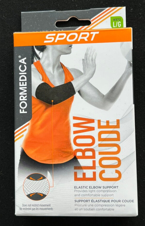 Formedica Elastic Elbow Support Size LARGE Compression Support Sports Injuries