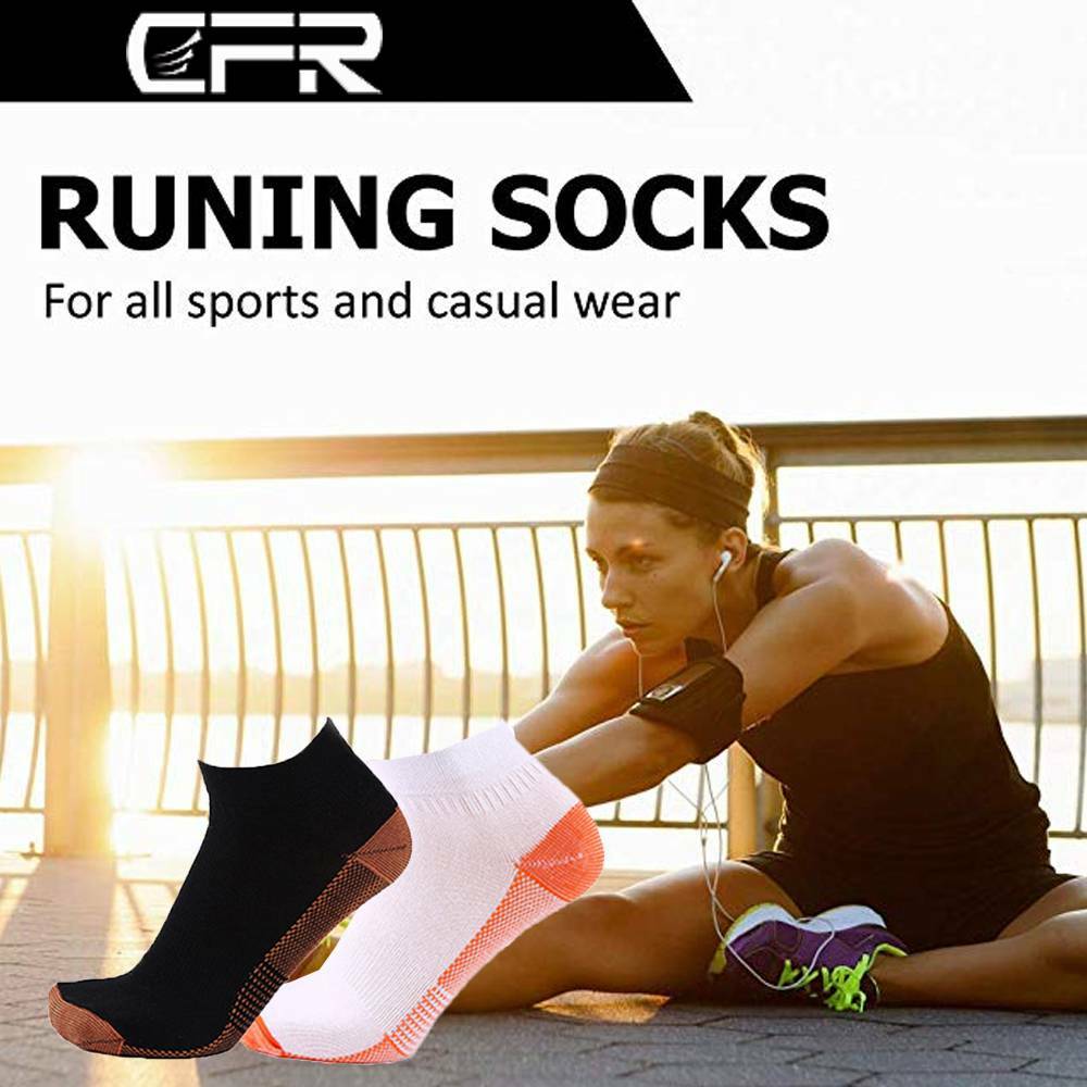 Compression Socks Plantar Fasciitis Arch Ankle Running Support Women Men Copper