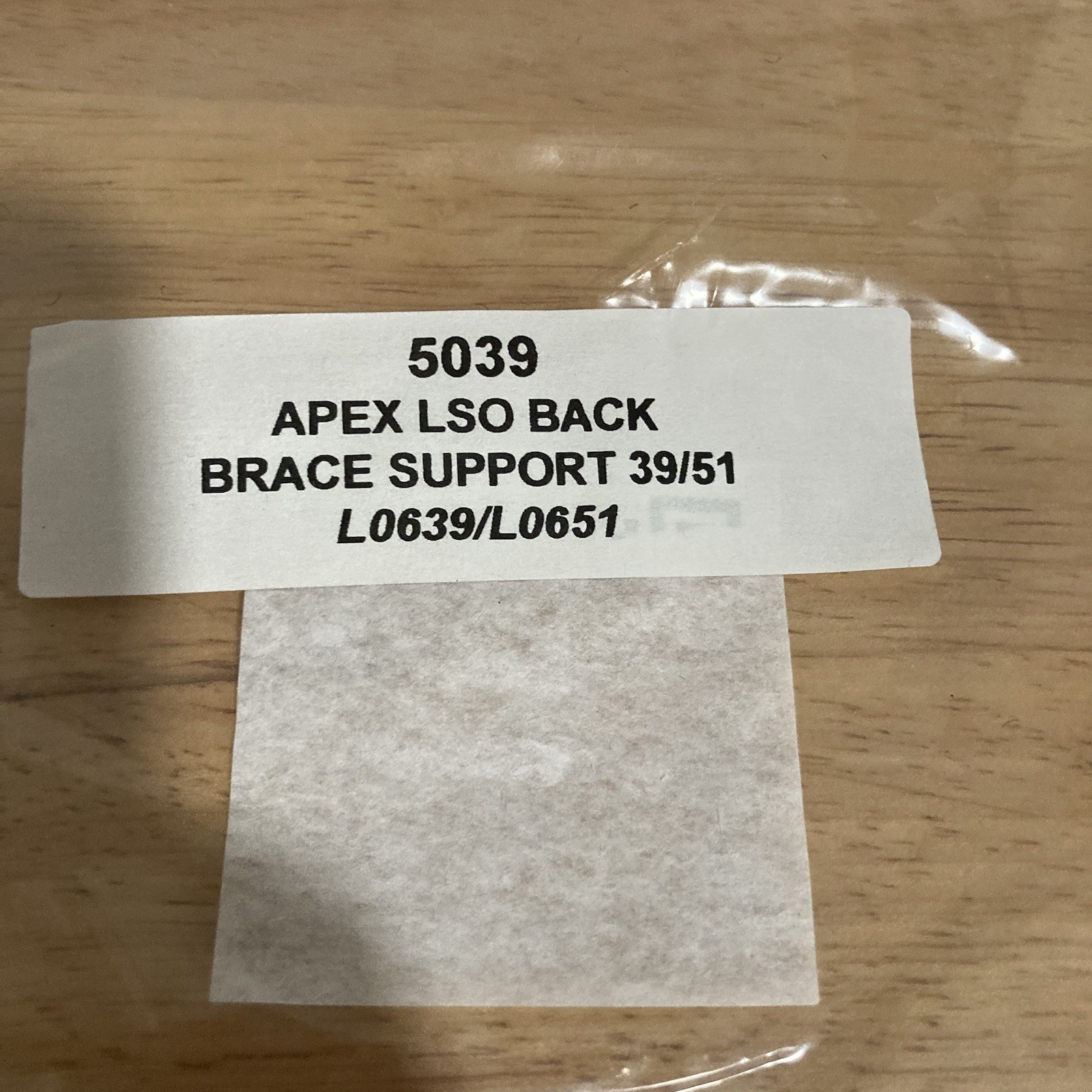 Advanced Ortho Apex LSO Adjustable Back Brace Support 5039 Universal Fit