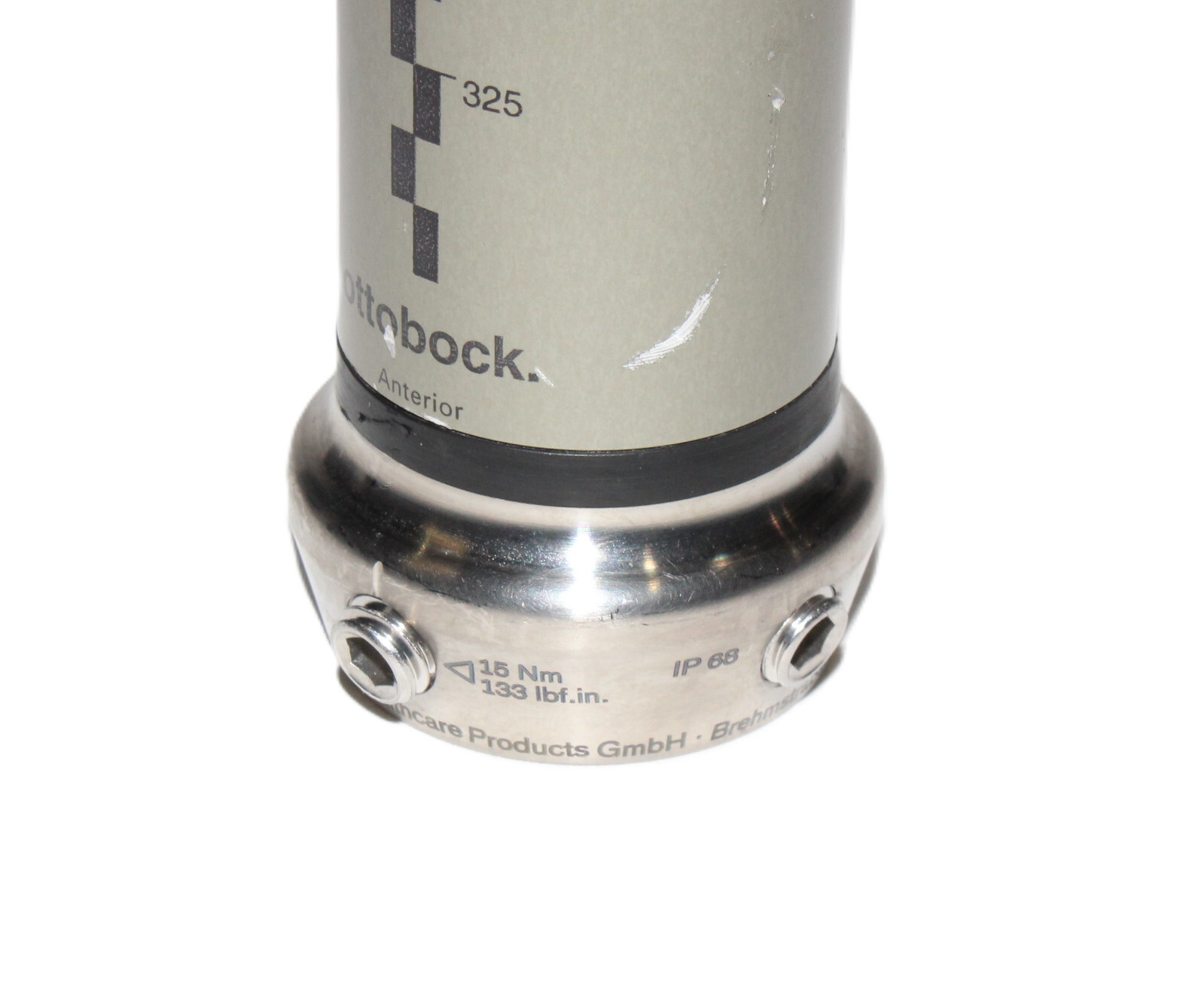 2R19 OTTOBOCK AXON PYLON/TUBE ADAPTER FOR GENIUM X3 PROSTHETIC KNEE 2016 L=3.6″