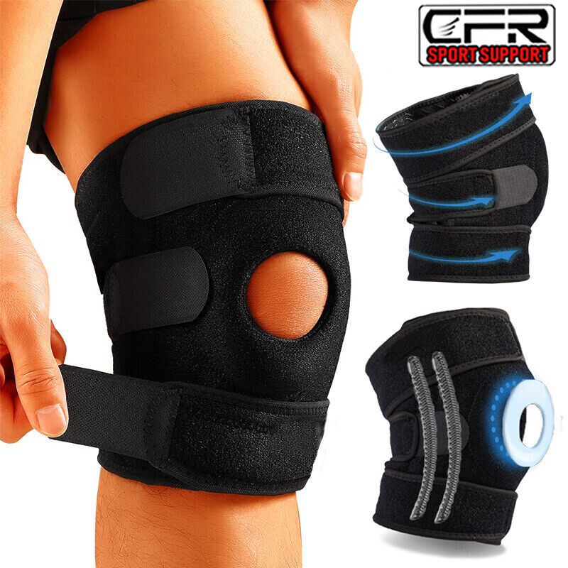 Knee Support Compression Open Patella Brace Joint Pain Relief Workout Sport Gym