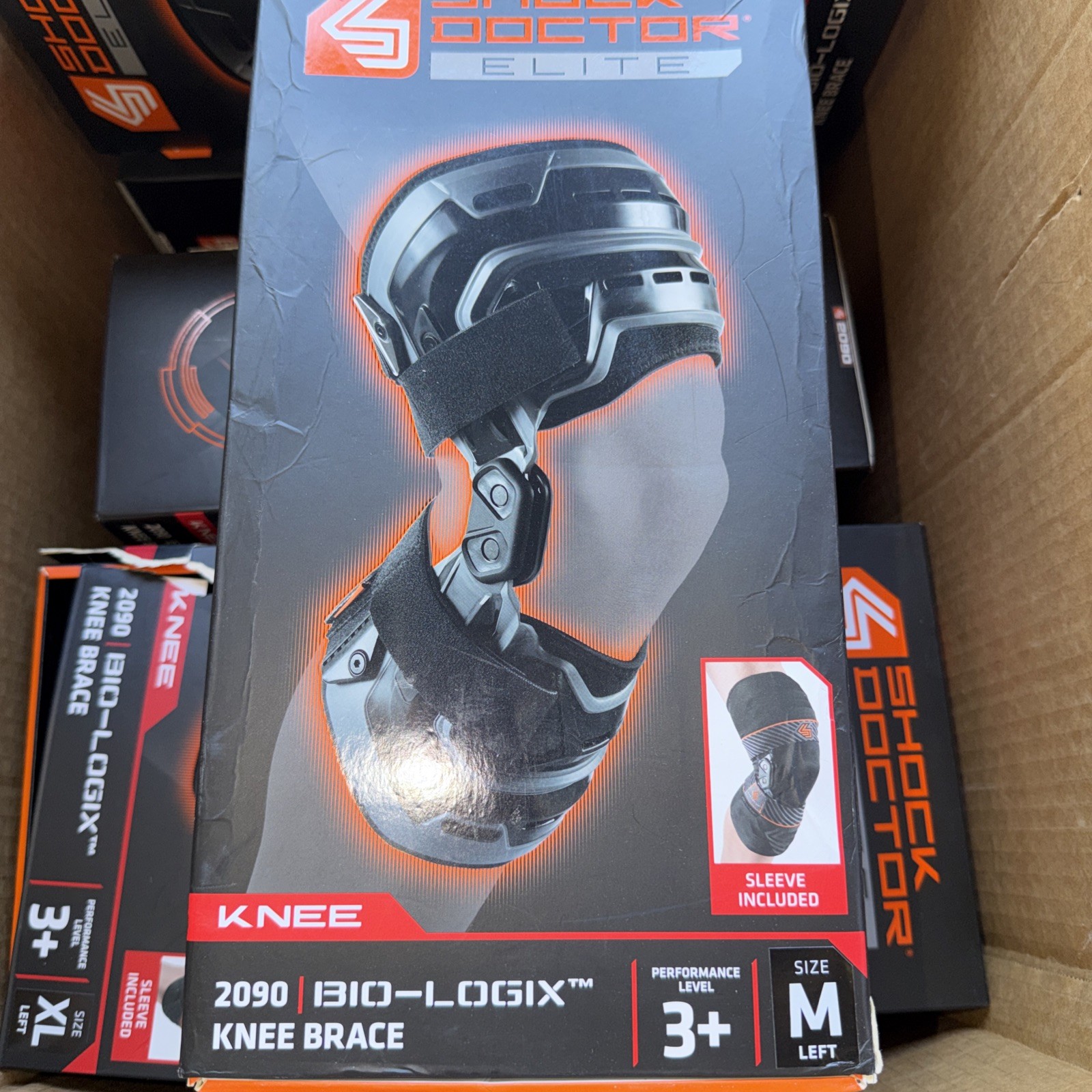 Shock Doctor Elite performance Knee Brace 2090 BioLogix medium left 13”-14”