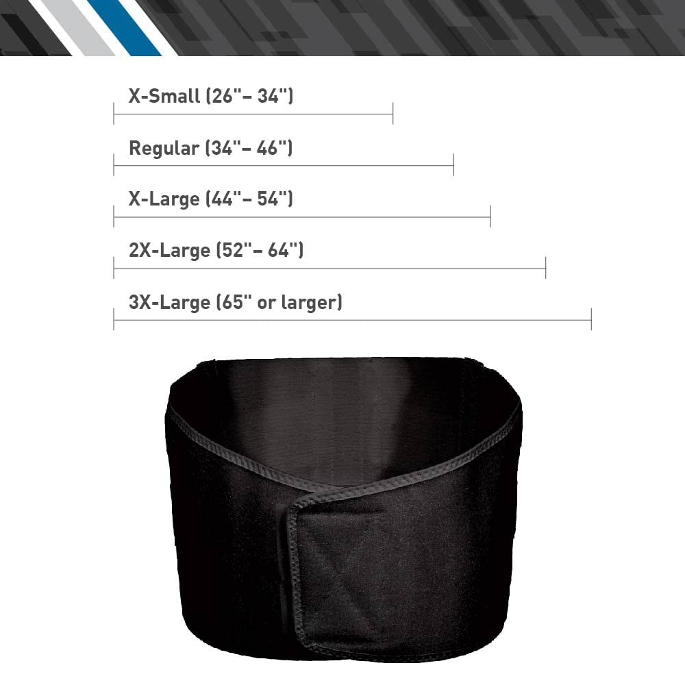 Sure-Fit Two-Pull Lumbosacral Support Lower Back Stabilizer Wrap Regular