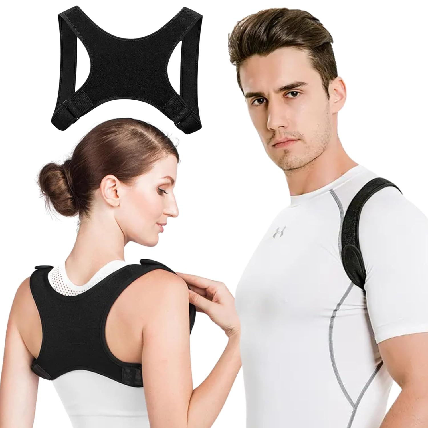 Posture Corrector for Men, Comfortable Straightener Posture Corrector, Breathabl