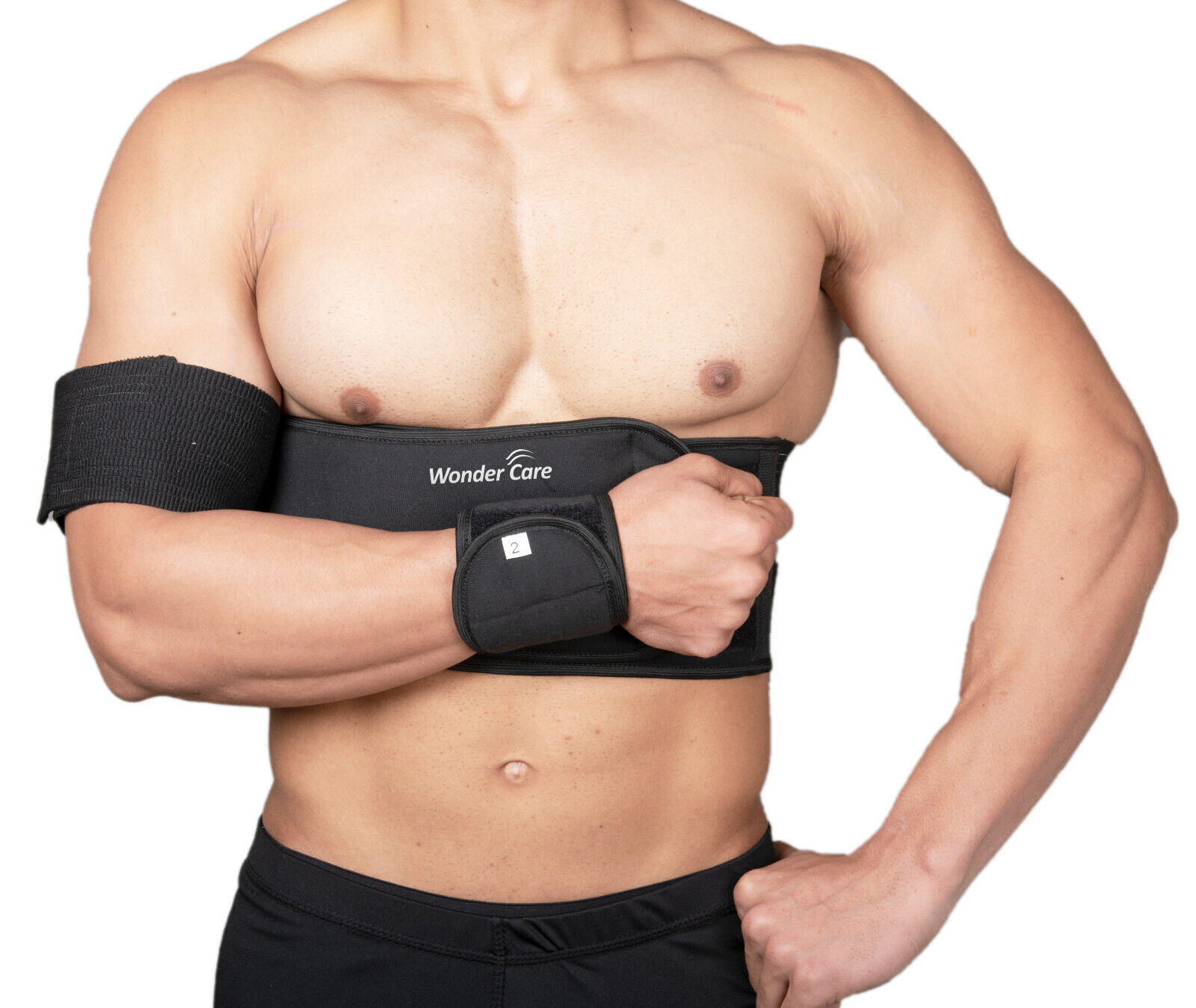 Shoulder Brace Rotator Cuff Pain Relief Support Immobiliser Belt Wrap Sprains WC