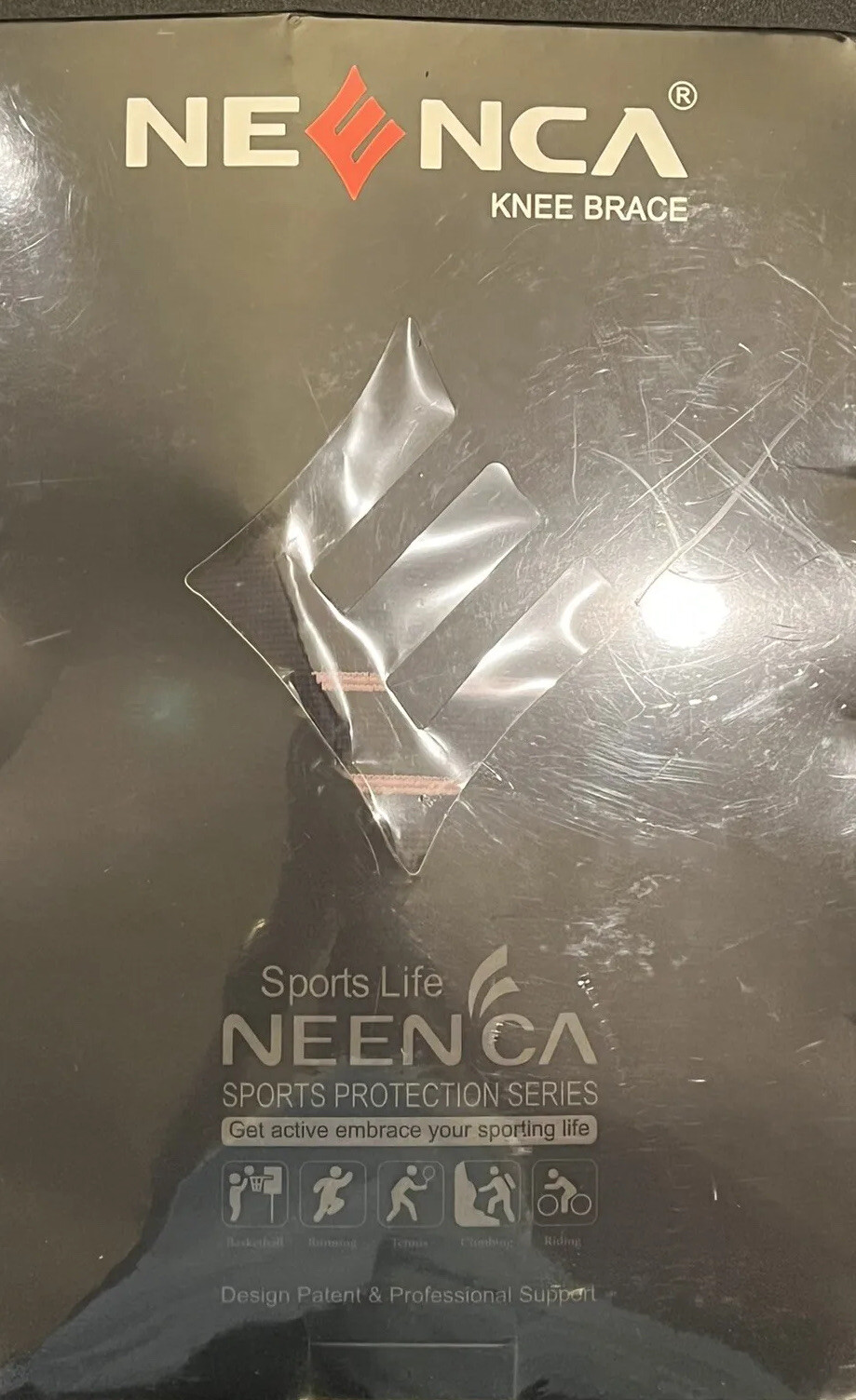 NEENCA 2 Pack Knee Brace Knee Compression Sleeve Support – Sz MED- Pink- NIP