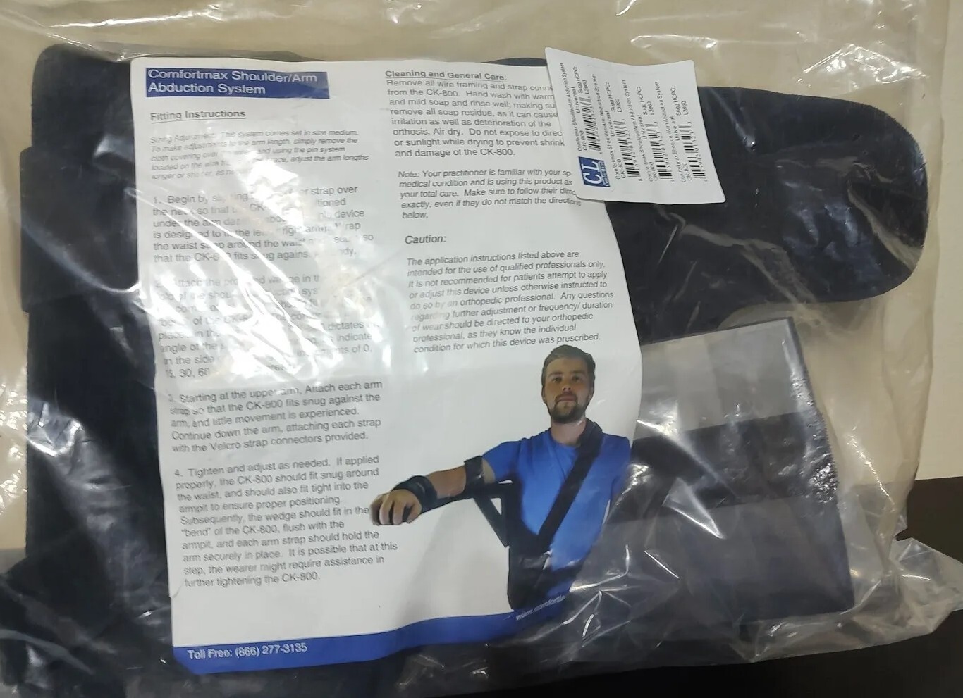 Comfortland Medical ComfortMax Shoulder Arm Brace Abduction System CK-800