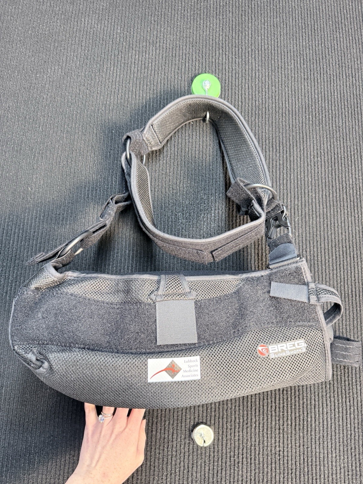 Breg Slingshot 3 Large Shoulder Sling, Removable Pillow & Exercise Ball