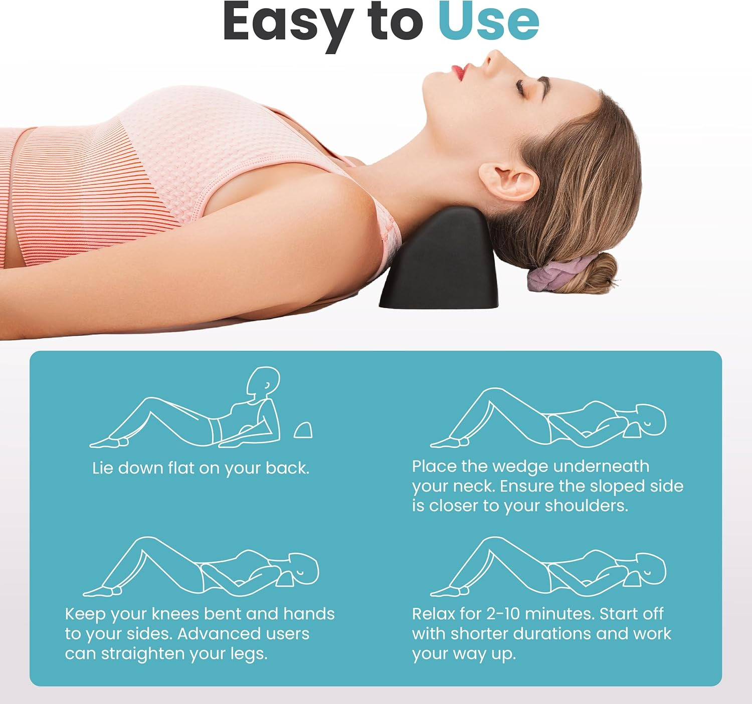 Occipital Release Tool, Cervical Traction Pillow for Pivtol Therapy, TMJ Relief,