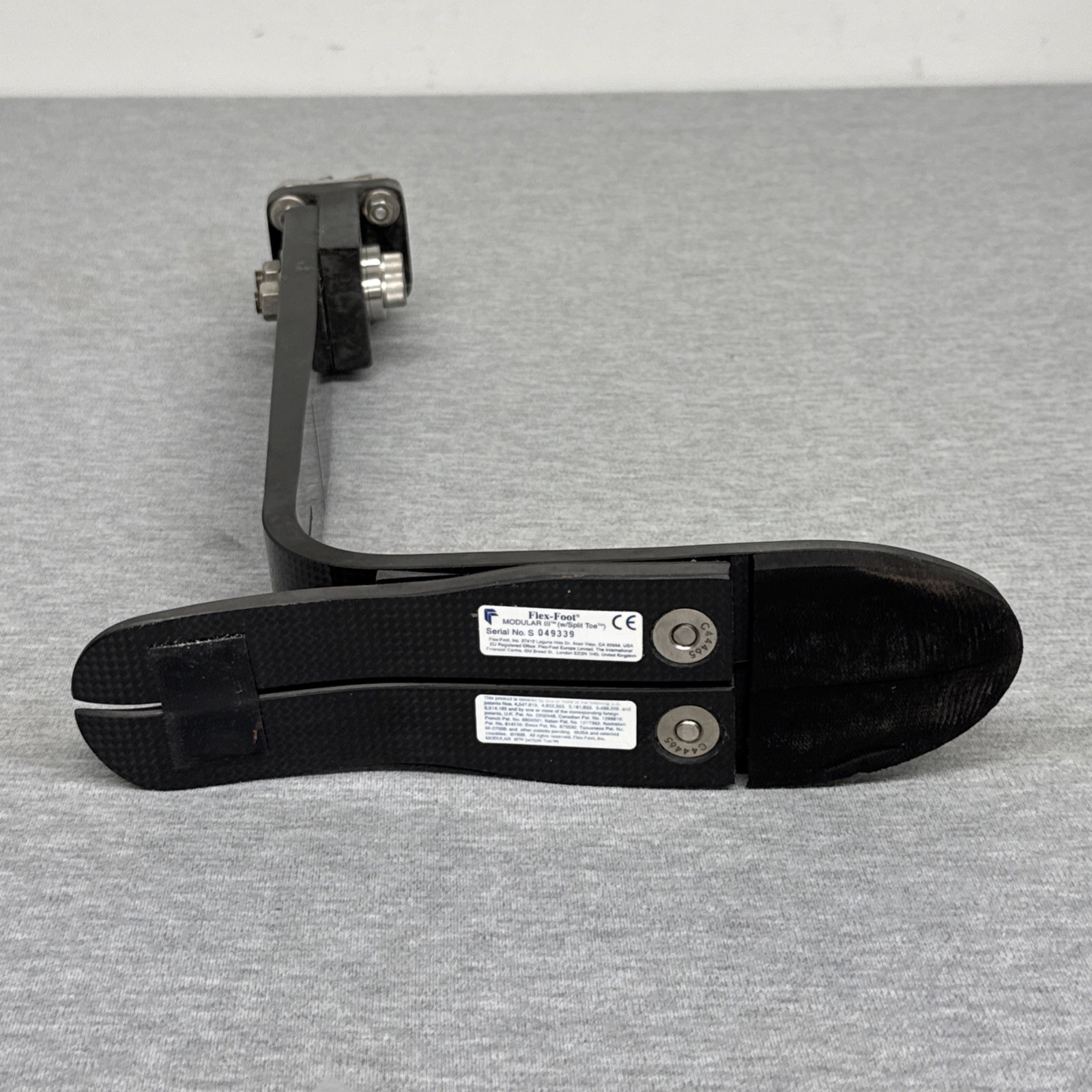 Flex-Foot Modular III W/ Split Toe Carbon X Active Heel – CAT 8 Size 28-30