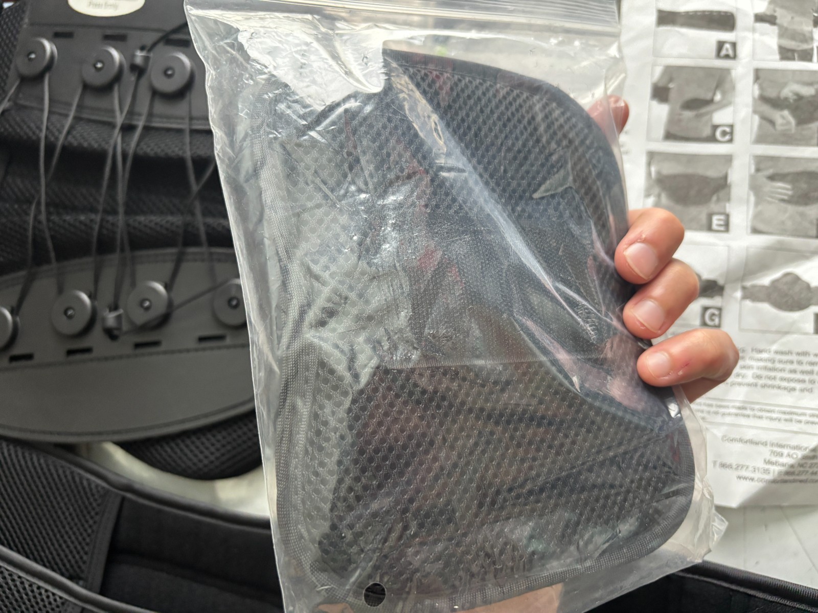 Comfortland DL-37 Delta LSO Back Brace Universal S M L XL 2XL New Open