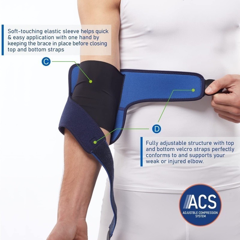 Adjustable Elbow Brace Compression Support Pain Relief Tennis Injury Recovery US