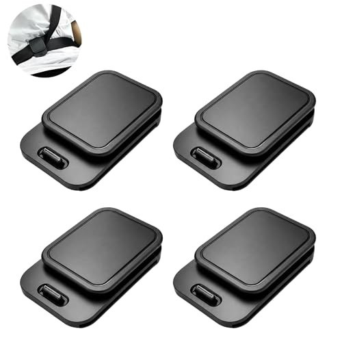 Seat Belt Comfort Clip 4 Pack Anti Slip Shoulder Positioner Universal Fit Car